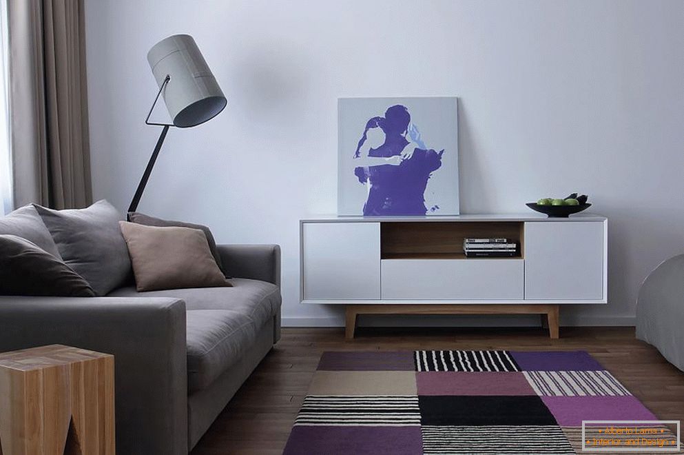 Studio în stil scandinav cu elemente de minimalism