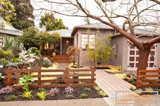 Designul unei curți și o grădină în stilul Zen
