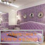 Purple decor dormitor