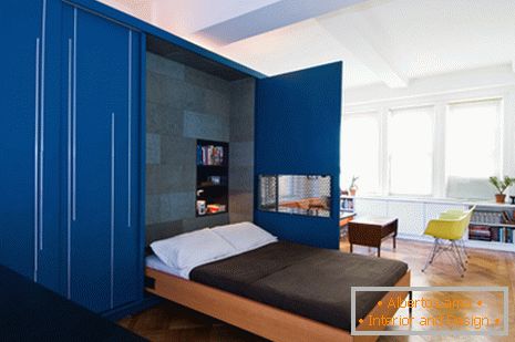 Dormitor într-un apartament mic
