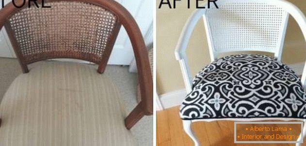 Repararea unui scaun vechi cu spatele