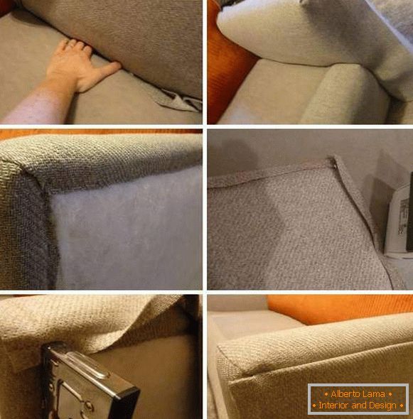 Cum să înlocuiți tapițeria unei canapele - pas cu pas