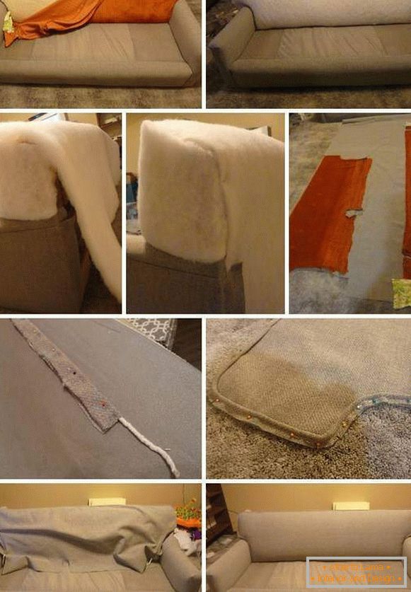 Restaurarea mobilierului tapițat - idei pentru constricția canapelei