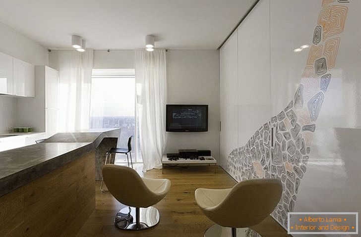 Un apartament minimalist de la Moscova, în toată gloria chicului său