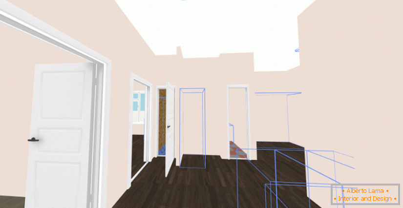 Modelare 3D a interiorului casei