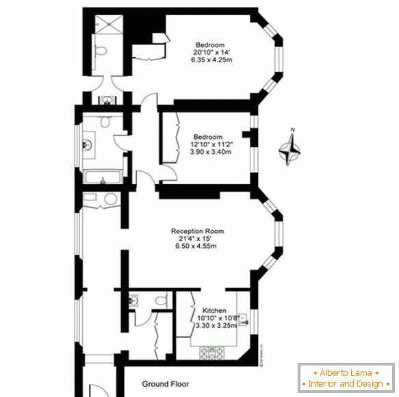 Planul de apartamente pentru apartamente