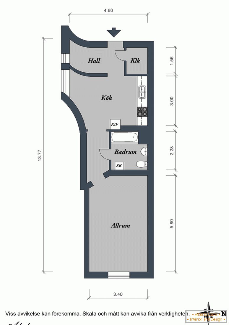 Planul de apartamente pentru apartamente