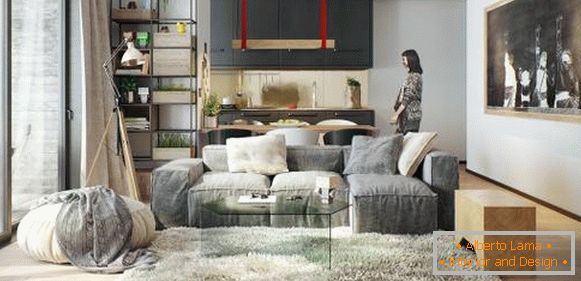 Stilul scandinav în interiorul apartamentului - fotografii de case reale