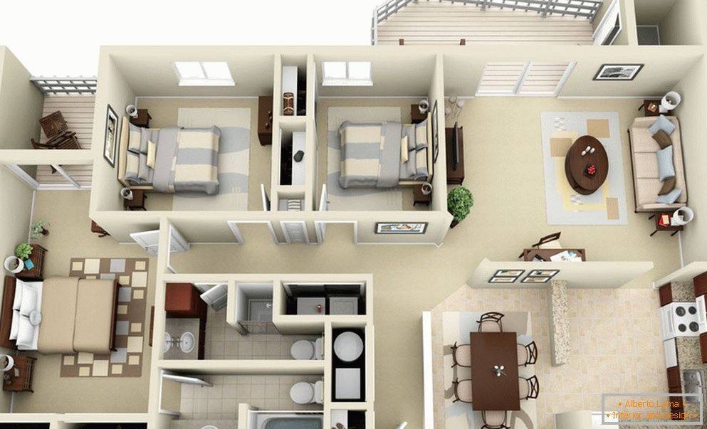 Soluție de planificare для квартиры