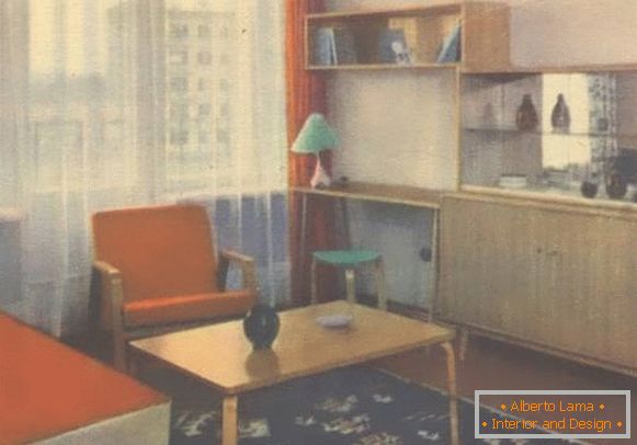Mobilierul sovieticв стиле minimalismul 50-60-х