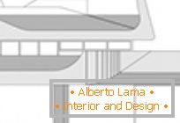 Arhitectura modernă: o casă cu două etaje în Madrid, în stilul Sci-Fi
