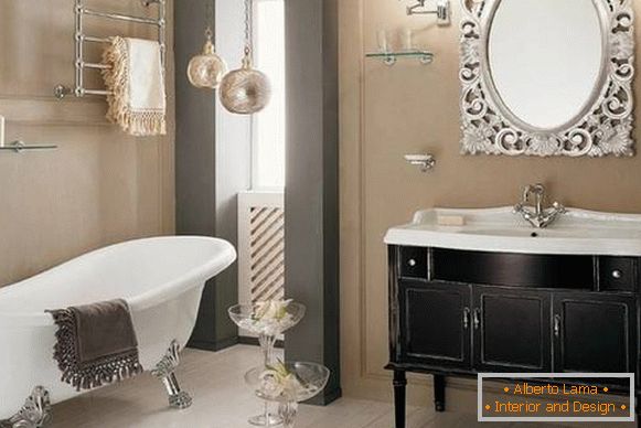 mobilier de baie în stil clasic, fotografie 13