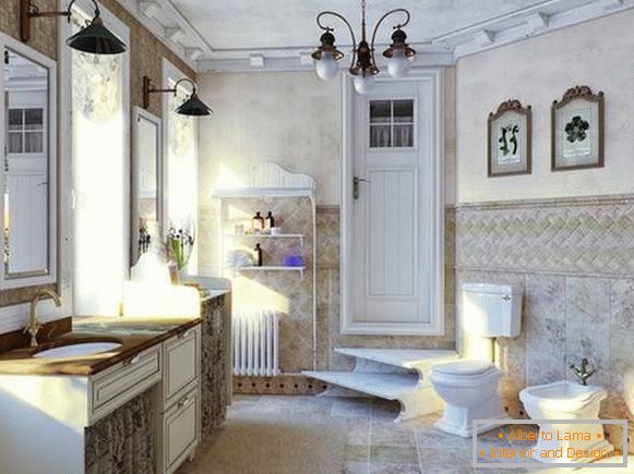 cabinet în baie în stil clasic, fotografia 16