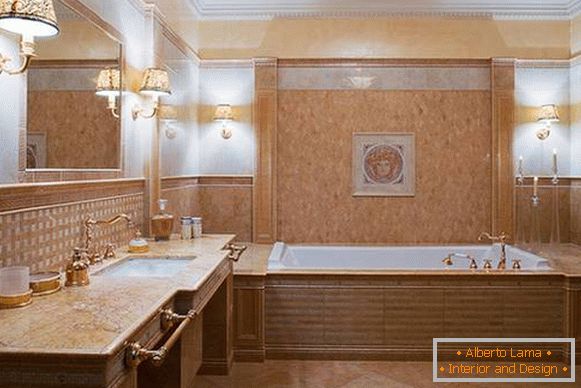 lampă de perete pentru o baie în stil clasic, fotografie 21