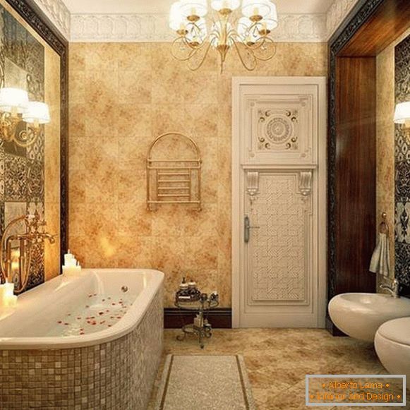 design de baie în stil clasic, foto 3