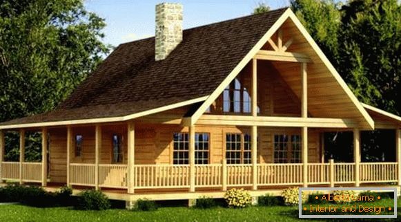 Care dintre casele din lemn este mai bună: siding sau cherestea?
