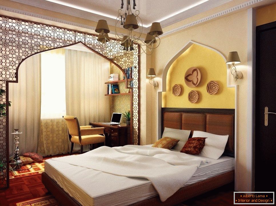 Dormitor în stil oriental