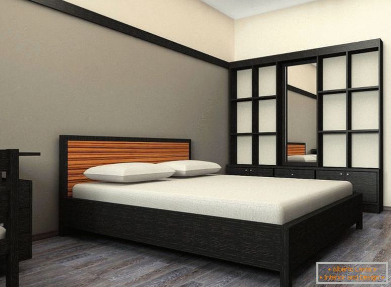 Dormitor în stilul minimalismului - 70 de fotografii ale