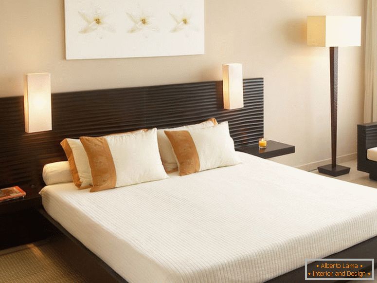 Dormitor în stilul minimalismului - 70 de fotografii ale