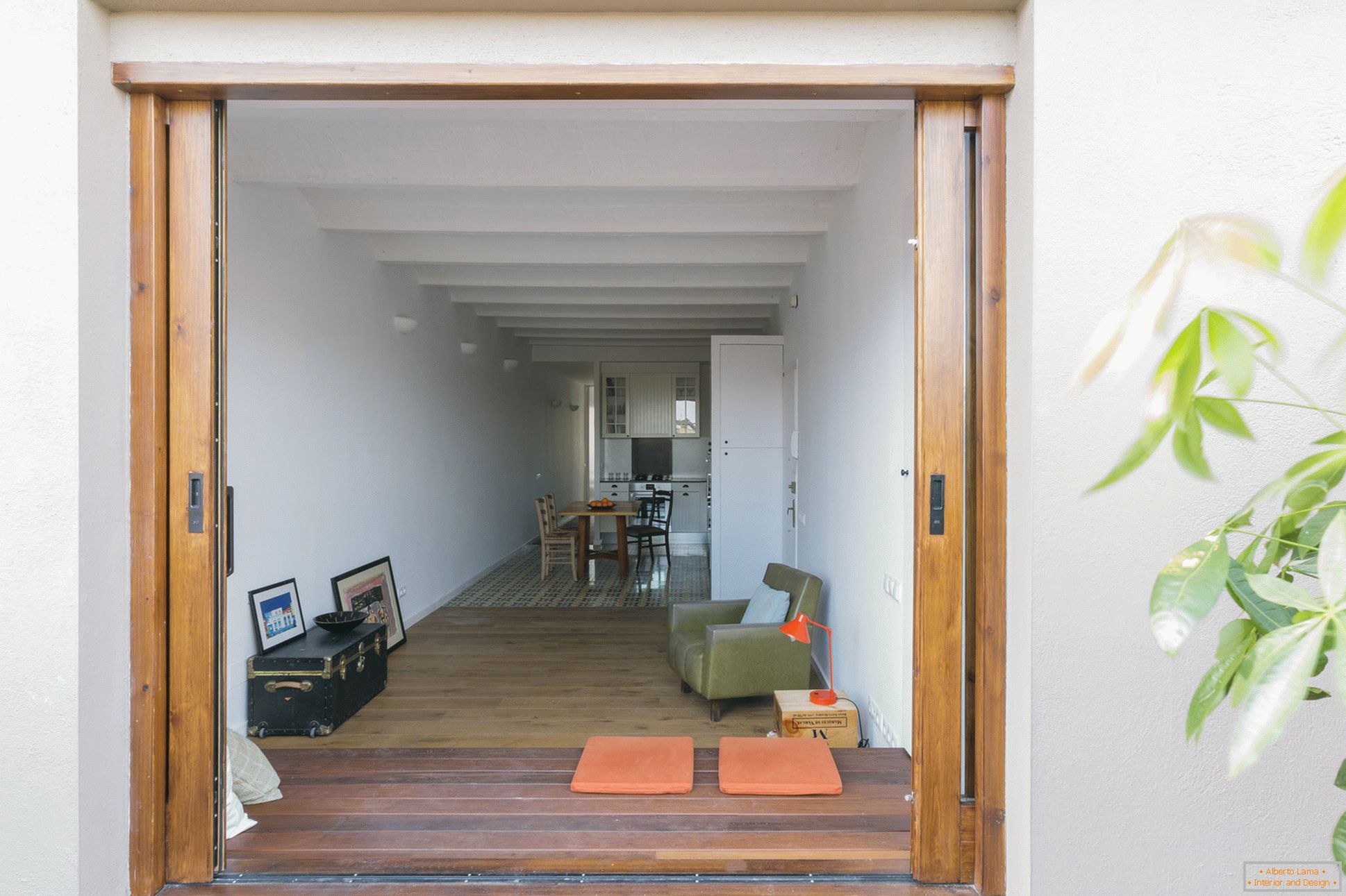 Design interior al unui apartament mic din Barcelona