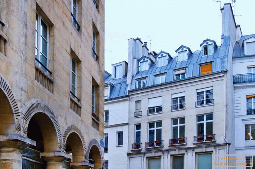 Apariția unui bloc de apartamente în Paris