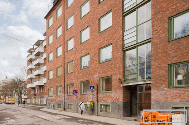 Înregistrarea apartamentului studio în stil scandinav ușor