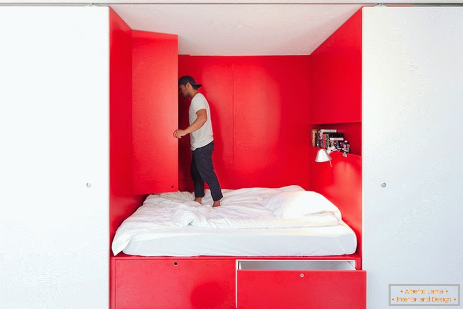 Un dormitor unic pentru proiectul autorului