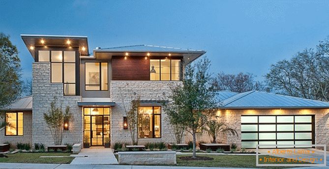 O casă confortabilă de lux din Texas de la Arhitecții Cornerstone