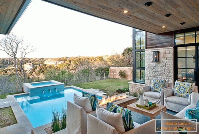 O casă confortabilă de lux din Texas de la Arhitecții Cornerstone