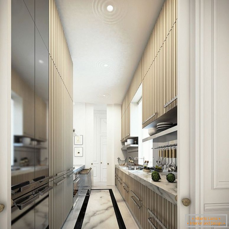 lung îngust-bucătărie-care-este-atât-elegant și ergonomic-