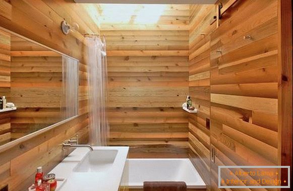 design de baie într-o casă privată, fotografie 29