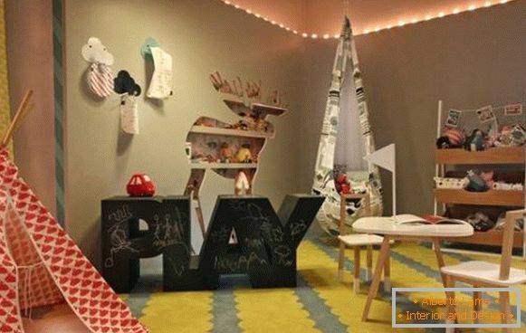 Designul elegant al camerei pentru copii