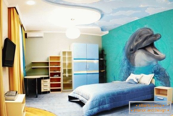 Imagini de fundal pentru un dormitor pentru adolescenți cu animale