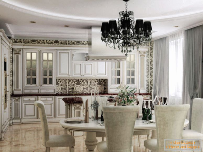 Design interior-bucătărie-sufragerie-in-clasic-stile61