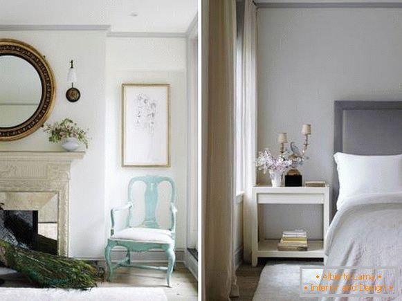 Design modern în dormitor neobișnuit într-o casă privată