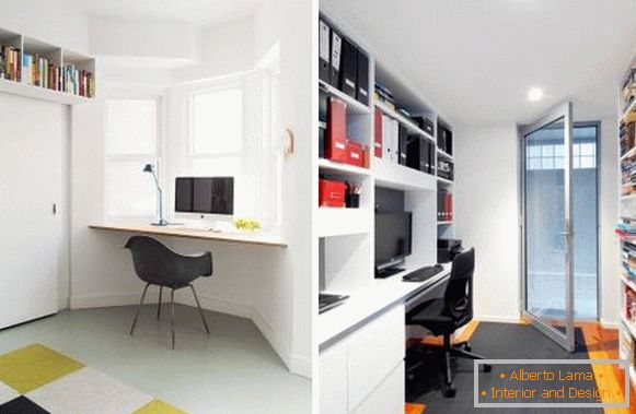 Cum să dotați un birou de acasă: mobilier, dulapuri, rafturi