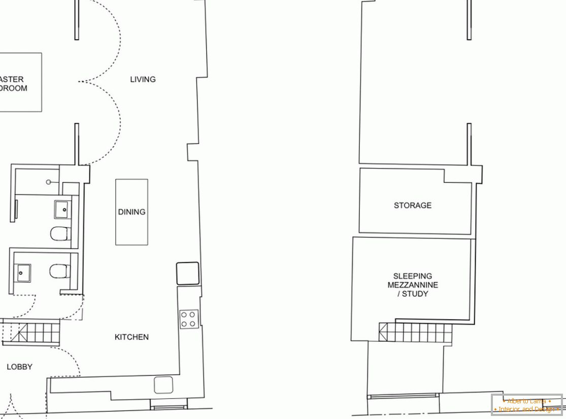 City View House - brutărie, transformată într-un apartament studio rezidențial, Londra, Marea Britanie